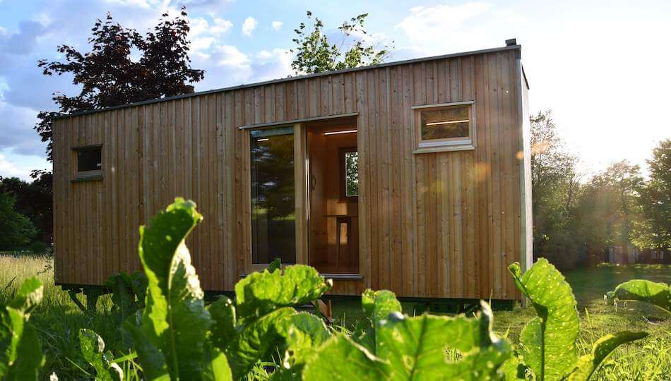 Massivholz Tinyhouse