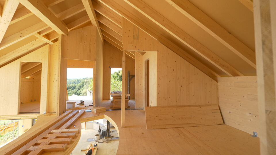 Massivholzhaus Bauen
